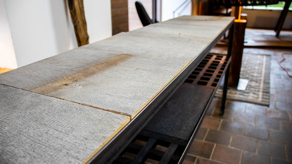 Sideboard schwarz beschichtet