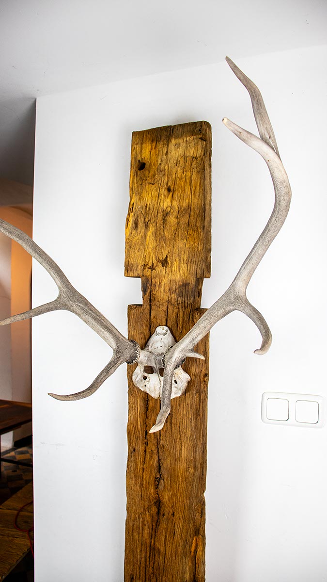 Garderobe Eichensäule