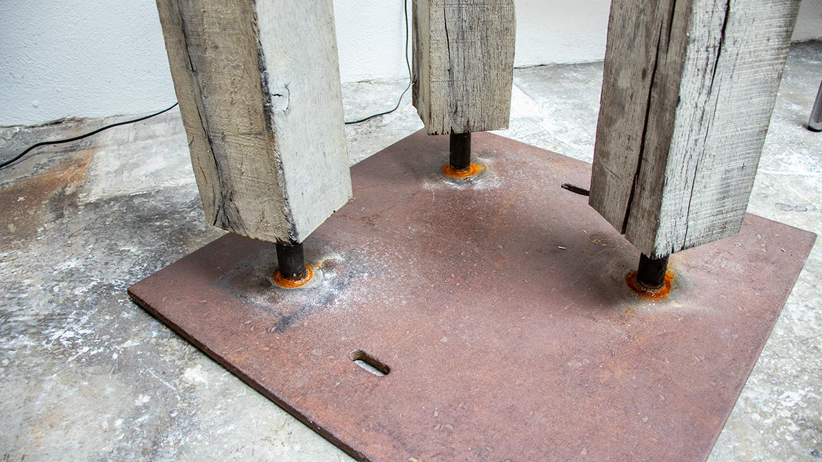 Kraftsäulen in Eiche