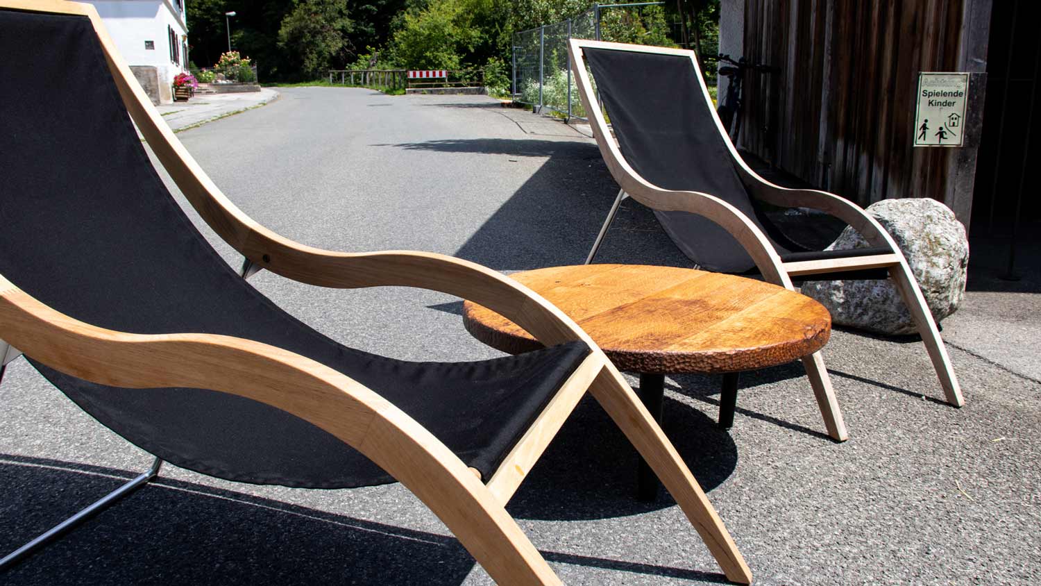 Liegestühle im Edeldesign